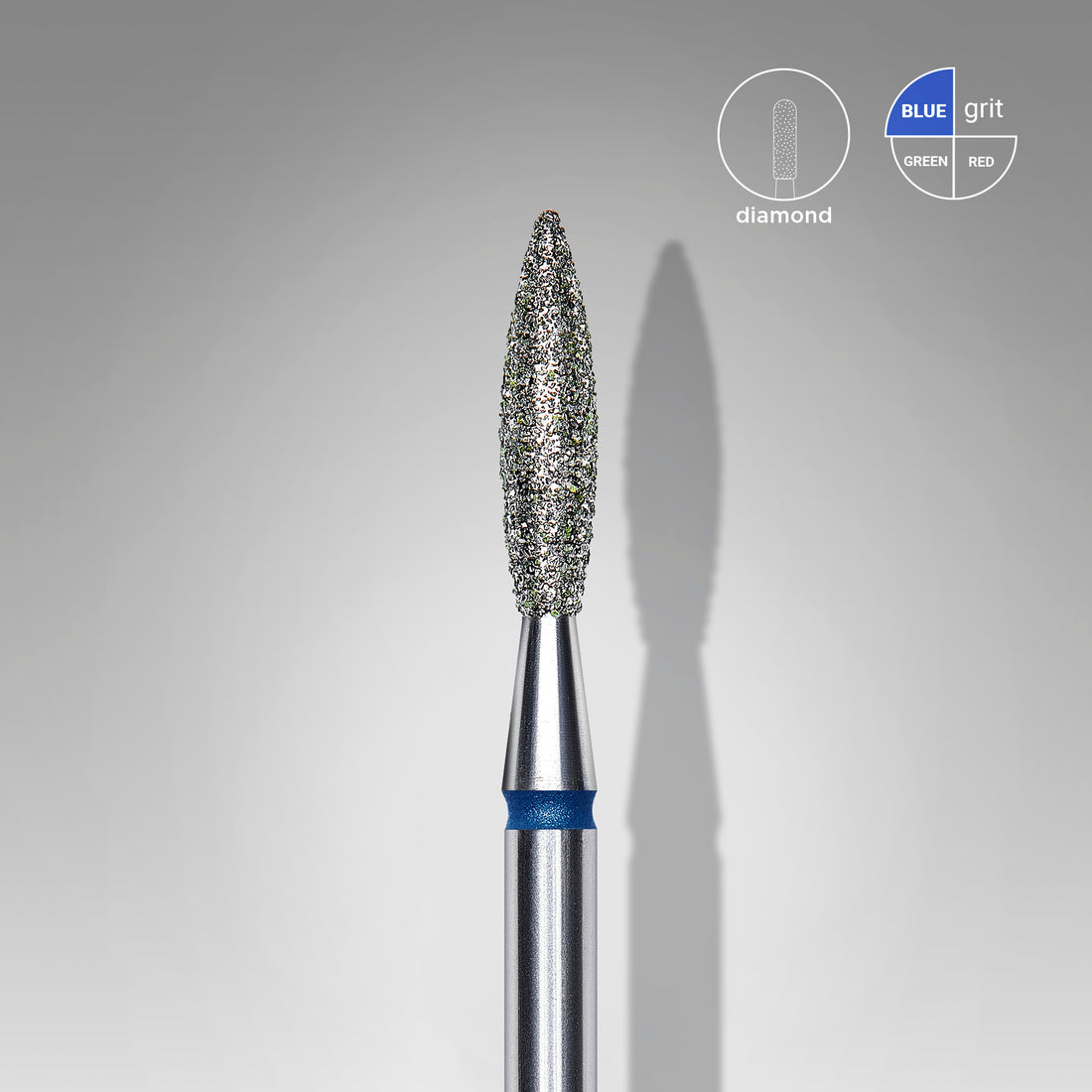STALEKS Diamentowa Frezarka Płomyk Niebieski EXPERT 2,3 mm (FA10B023/10)