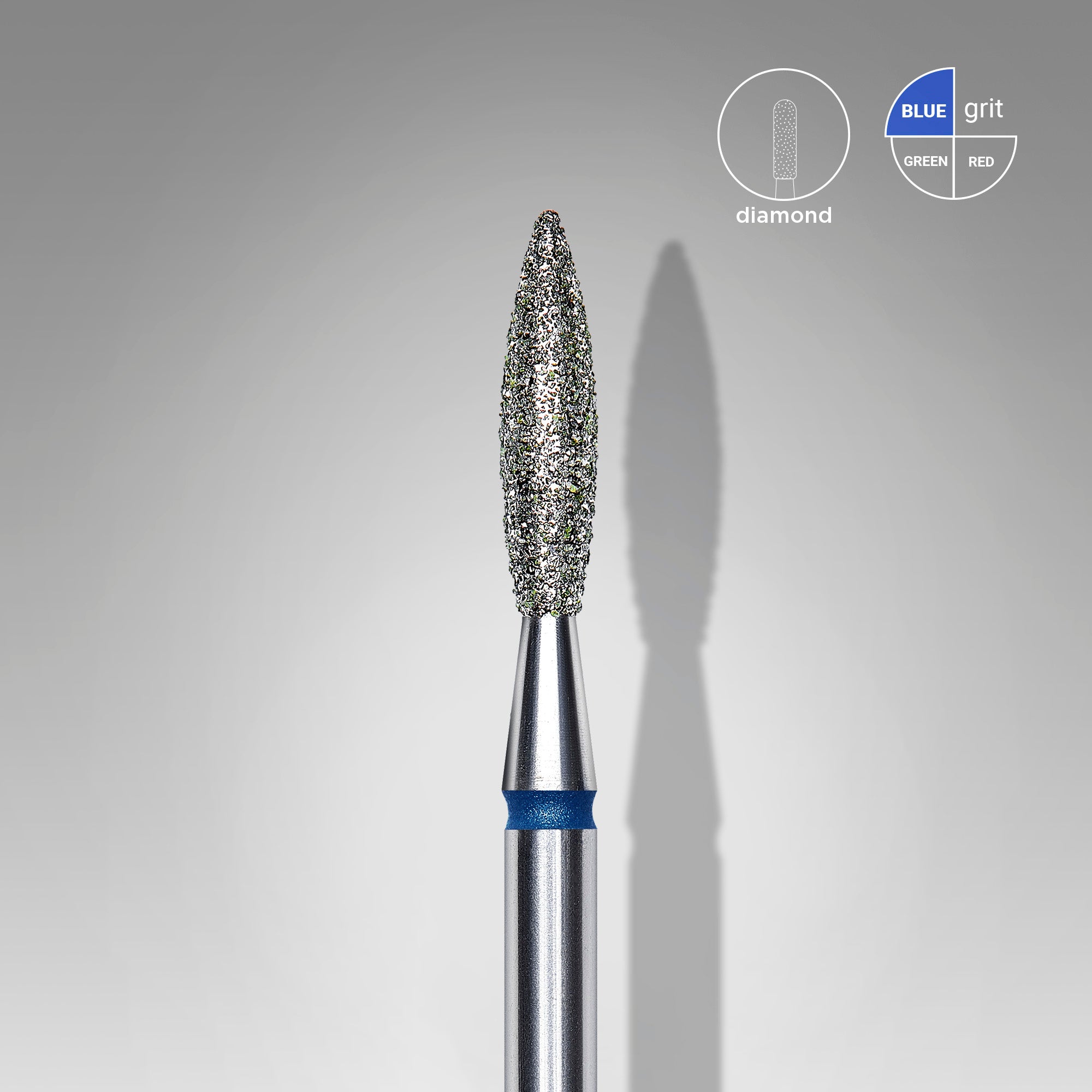 STALEKS Diamentowa Frezarka Płomyk Niebieski EXPERT 2,3 mm (FA10B023/10)