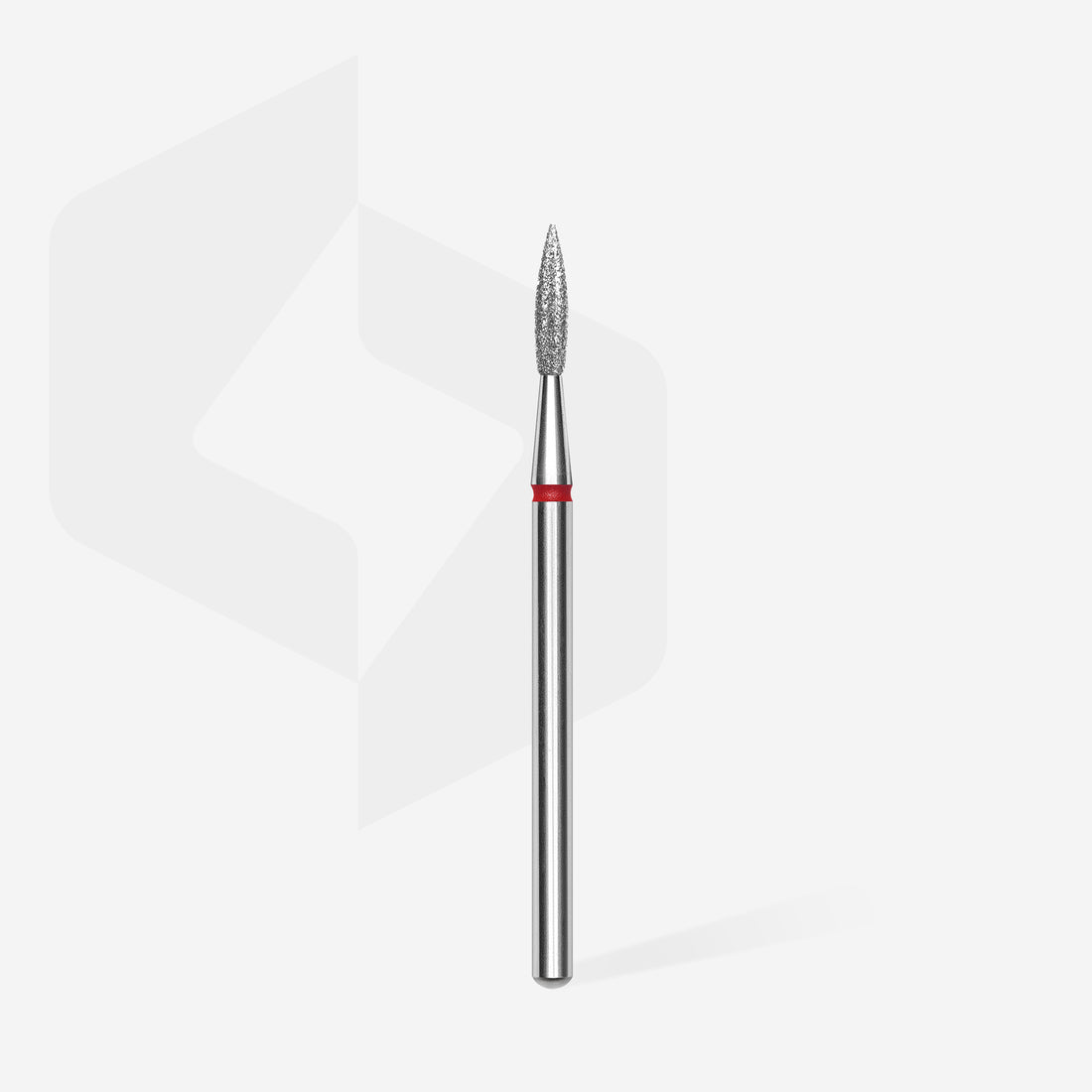 Frez diamentowy STALEKS szpiczasty płomień czerwony EXPERT 2,3 mm (FA11R023/8)