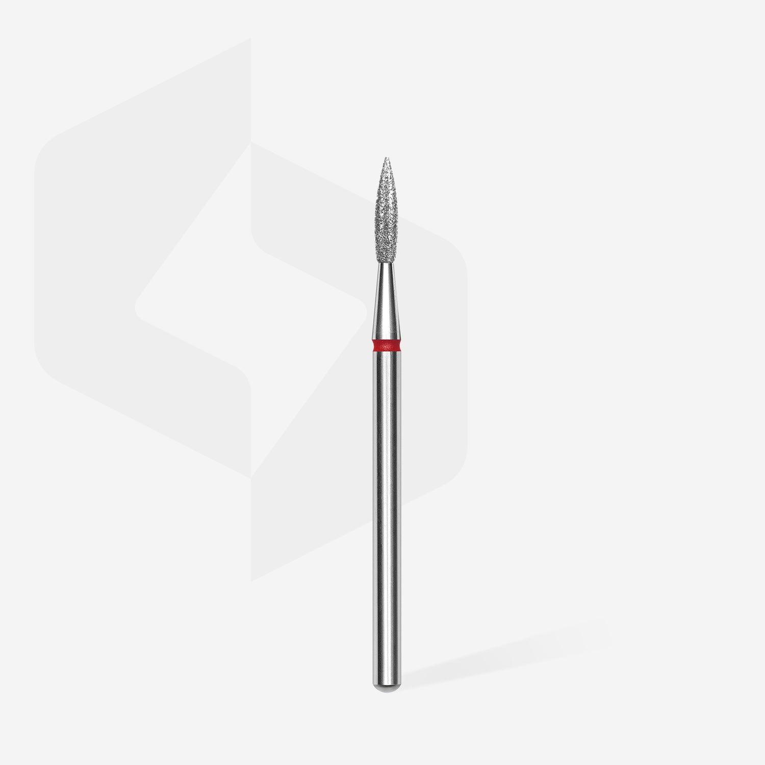 Frez diamentowy STALEKS szpiczasty płomień czerwony EXPERT 2,3 mm (FA11R023/8)