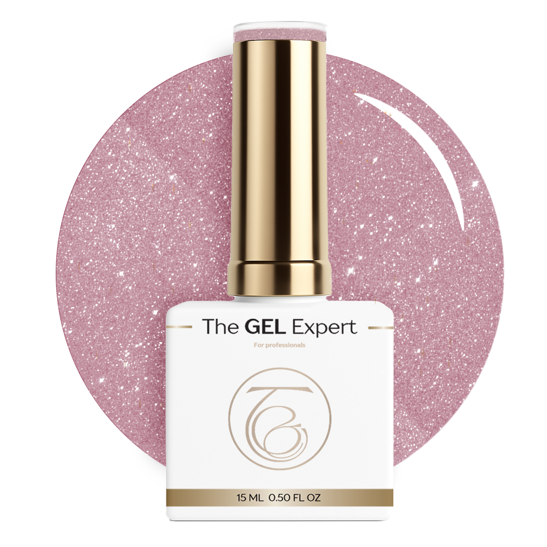 Gel Expert Gelpolish - Różowy Brokat