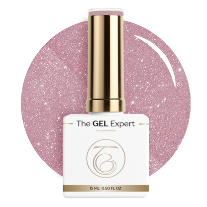 Gel Expert Gelpolish - Różowy Brokat